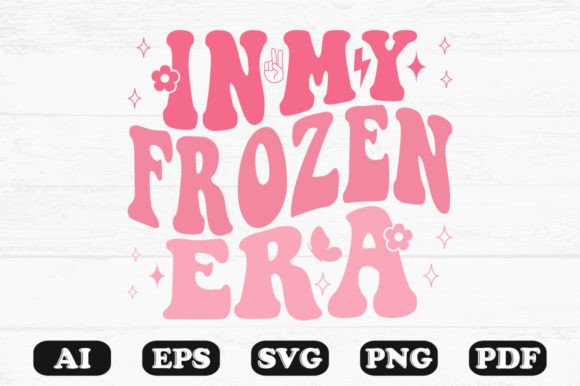 In My Frozen Era Retro Wavy Svg T-shirt