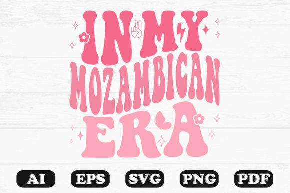 In My Mozambican Era Retro Wavy Svg