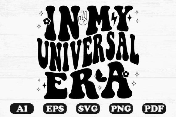 N My Universal Era Retro Wavy Svg