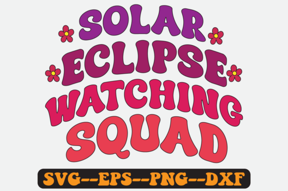 Solar Eclipse Squad Groovy Retro SVG Review: A Timeless Embroidery Design